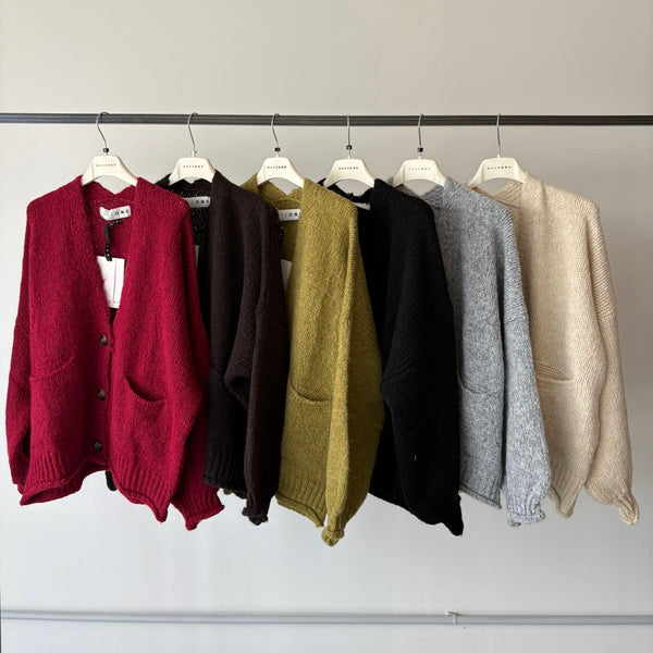 HAVEONE - CARDIGAN 3 BOTTONI + COLORI