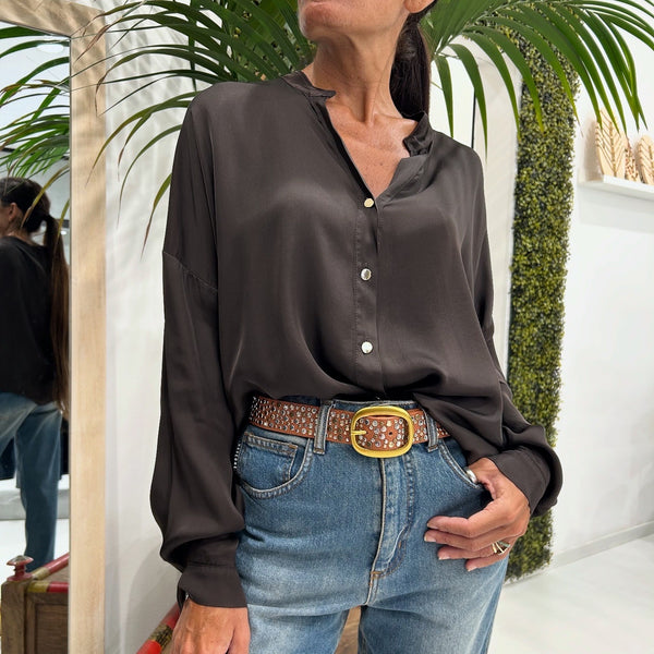 TENSIONE IN - CAMICIA OVER VISCOSA + COLORI