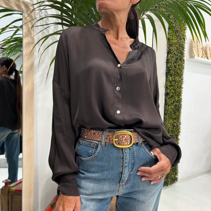 TENSIONE IN - CAMICIA OVER VISCOSA + COLORI