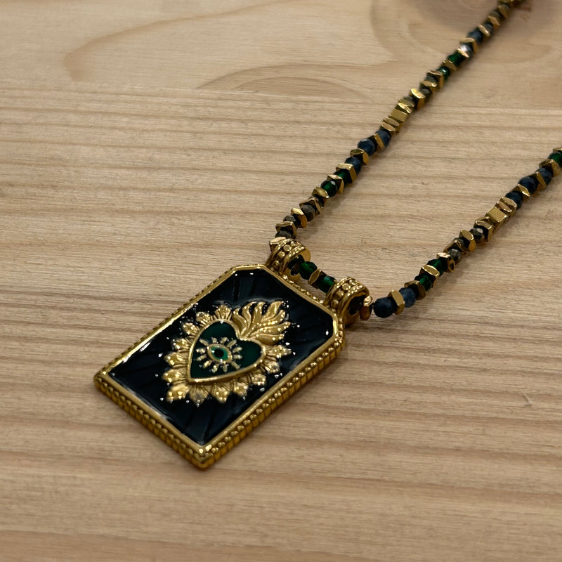 COLLANA PIETRE SACRO CUORE