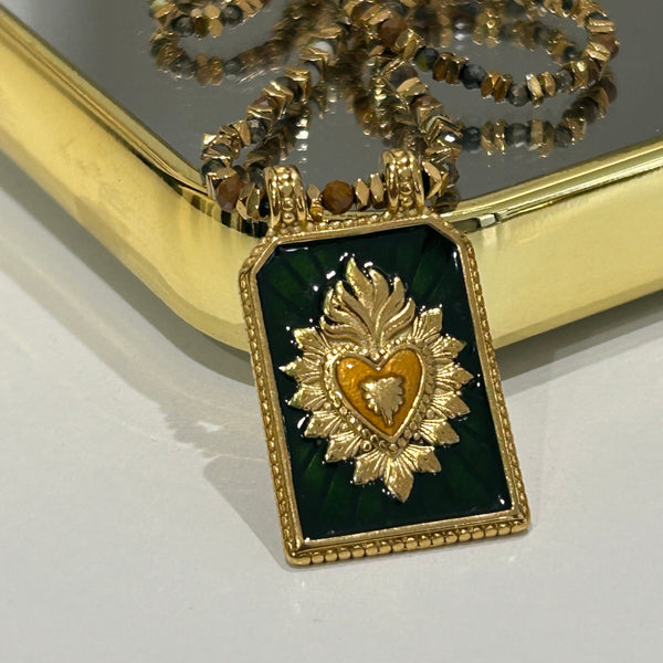 COLLANA PIETRE SACRO CUORE