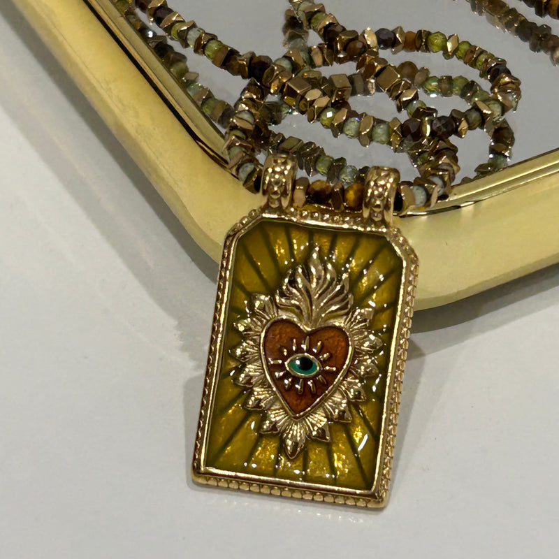 COLLANA PIETRE SACRO CUORE