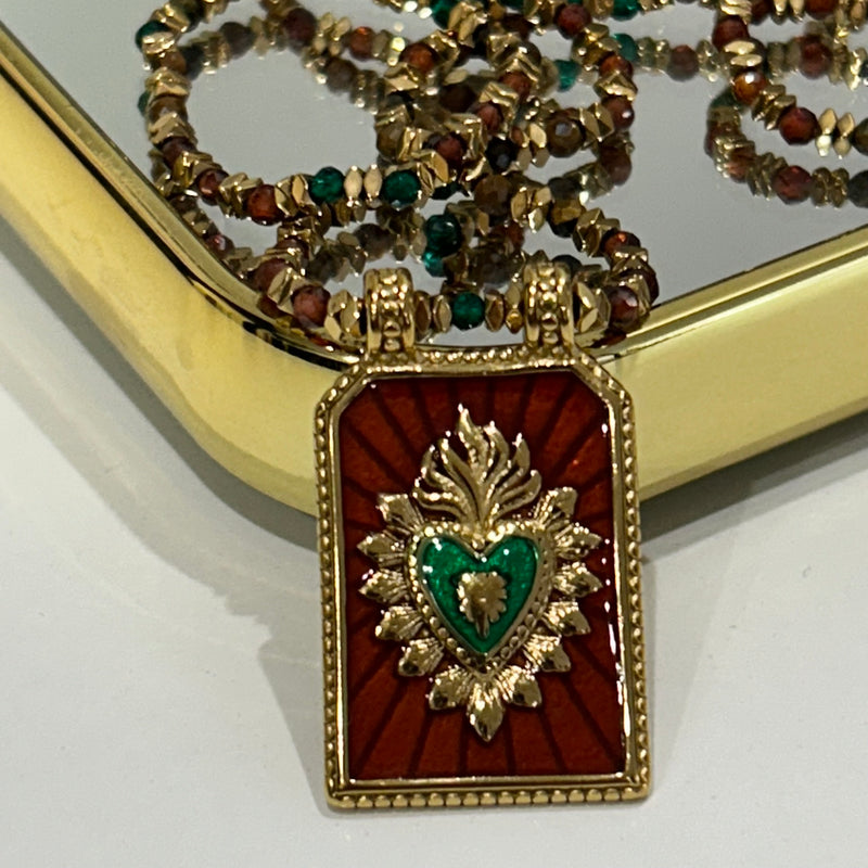 COLLANA PIETRE SACRO CUORE