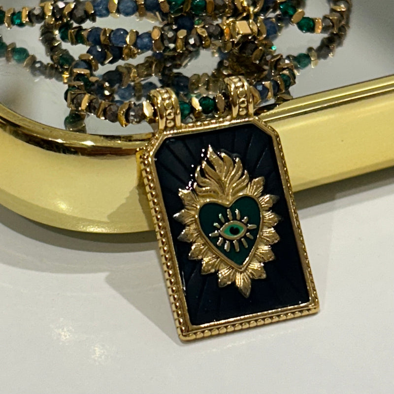 COLLANA PIETRE SACRO CUORE