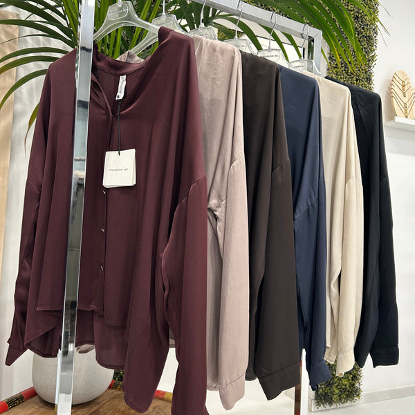 TENSIONE IN - CAMICIA OVER VISCOSA + COLORI