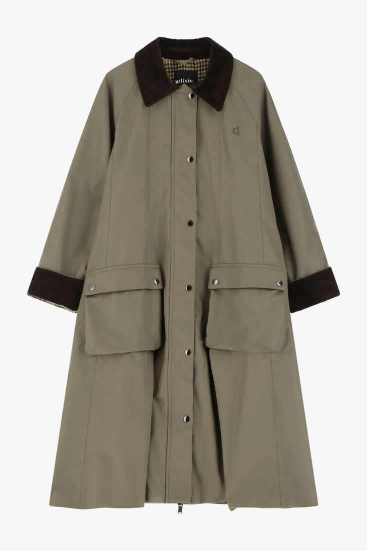 DIXIE - CAPPOTTO LUNGO CON TASCHE AMPIE