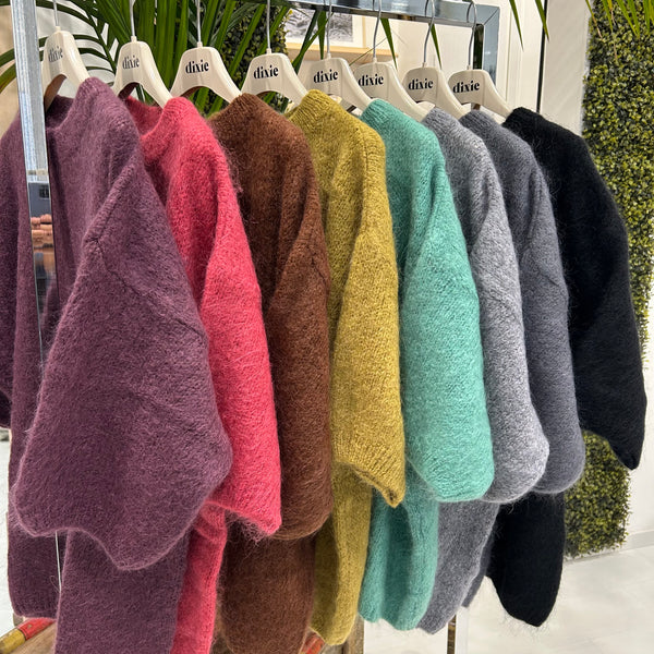 DIXIE - PULL MOHAIR RAINBOW + COLORI