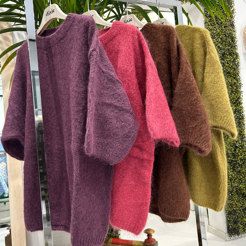 DIXIE - PULL MOHAIR RAINBOW + COLORI