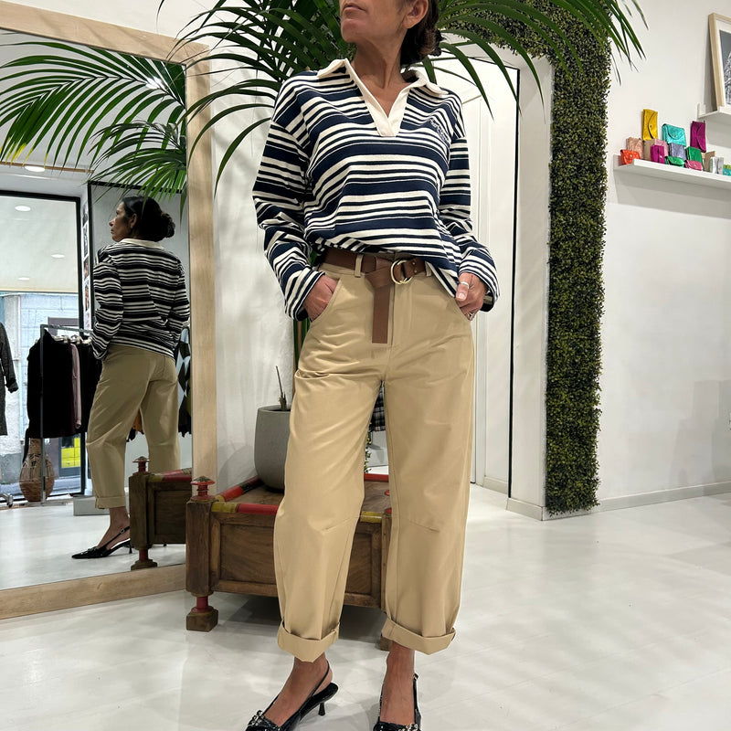 VICOLO - PANTALONE BAGGY + COLORI