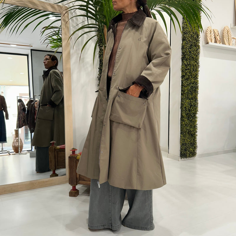 DIXIE - CAPPOTTO LUNGO CON TASCHE AMPIE