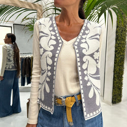 HAVEONE - GILET INDIGO