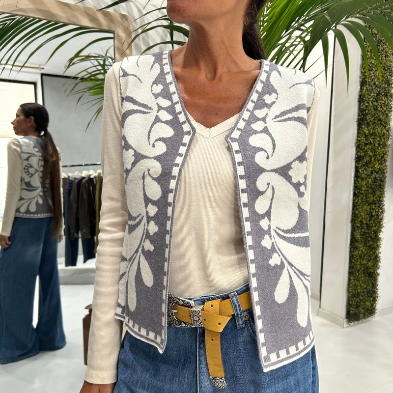 HAVEONE - GILET INDIGO