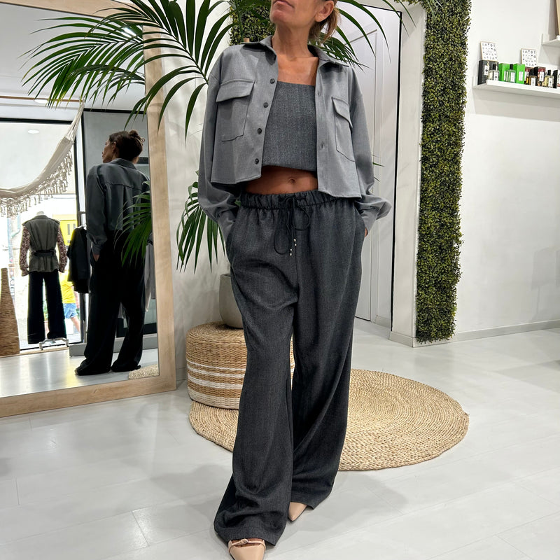 VICOLO - CAMICIA CROPPED + COLORI