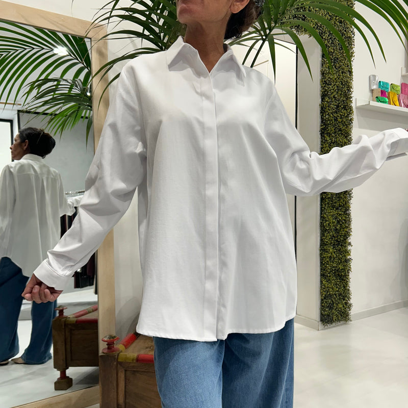 DIXIE - CAMICIA OVER BASIC OXFORD