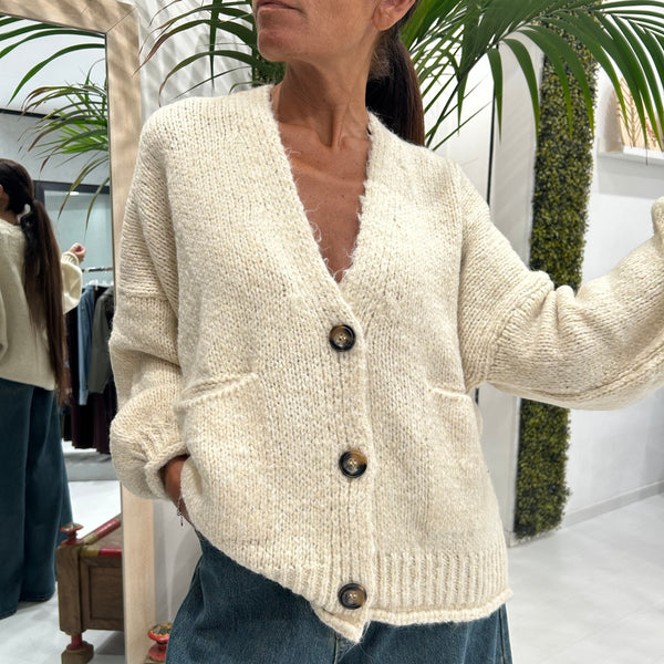HAVEONE - CARDIGAN 3 BOTTONI + COLORI