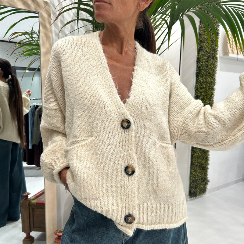 HAVEONE - CARDIGAN 3 BOTTONI + COLORI