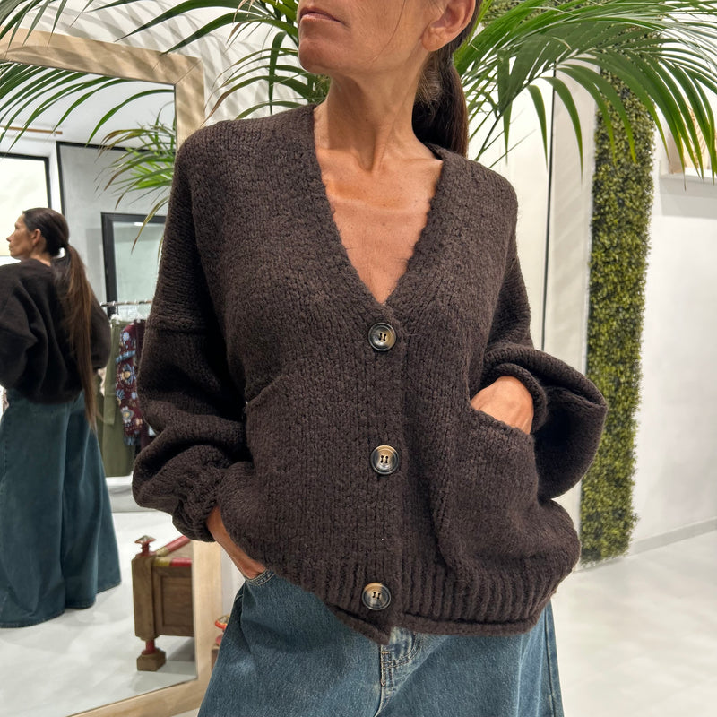 HAVEONE - CARDIGAN 3 BOTTONI + COLORI
