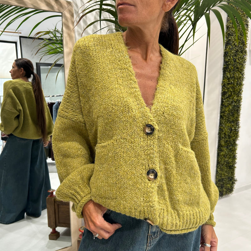 HAVEONE - CARDIGAN 3 BOTTONI + COLORI