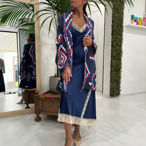 DIXIE - ABITO LINGERIE ASIMETRICO CON PIZZO + COLORI