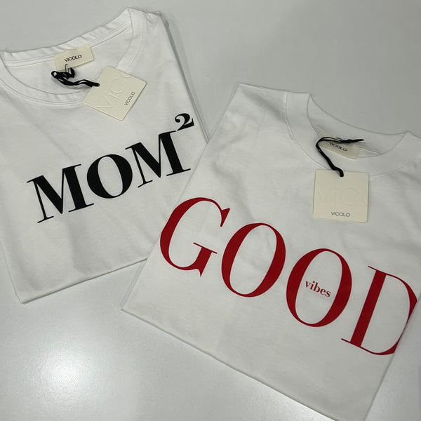 VICOLO - T-SHIRT GOOD VIBES