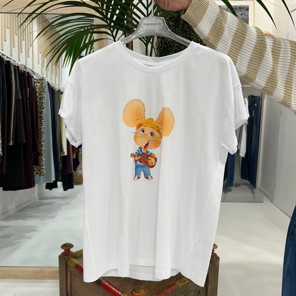 TENSIONE IN - T-SHIRT TOPO GIGIO & CHITARRA