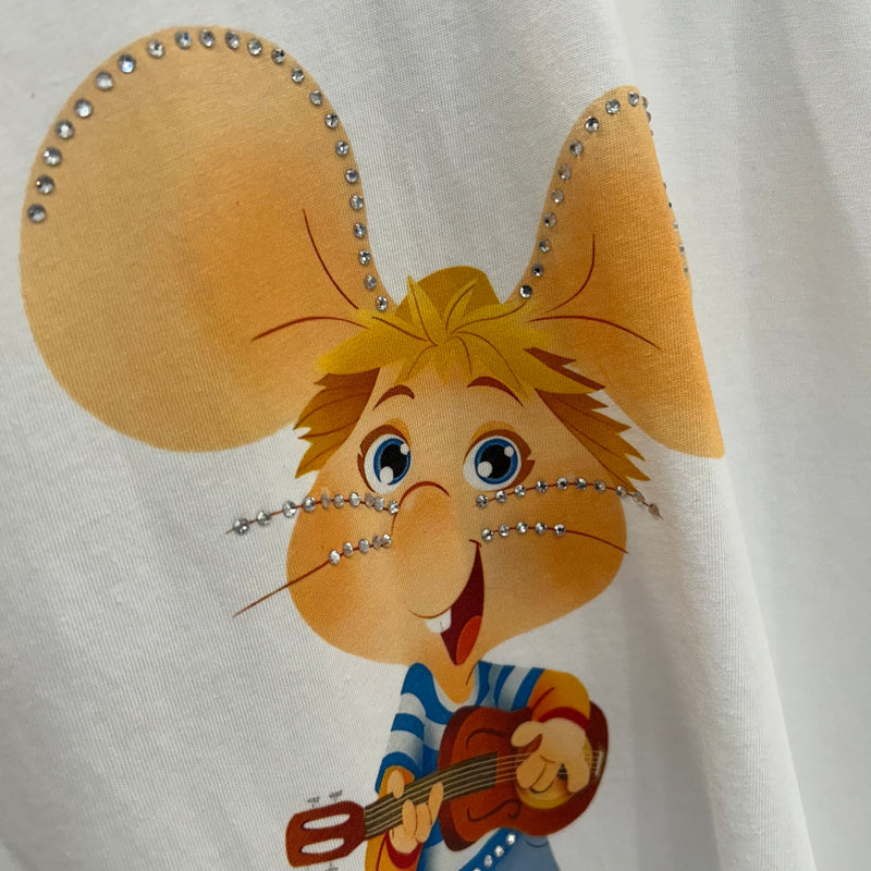 TENSIONE IN - T-SHIRT TOPO GIGIO & CHITARRA