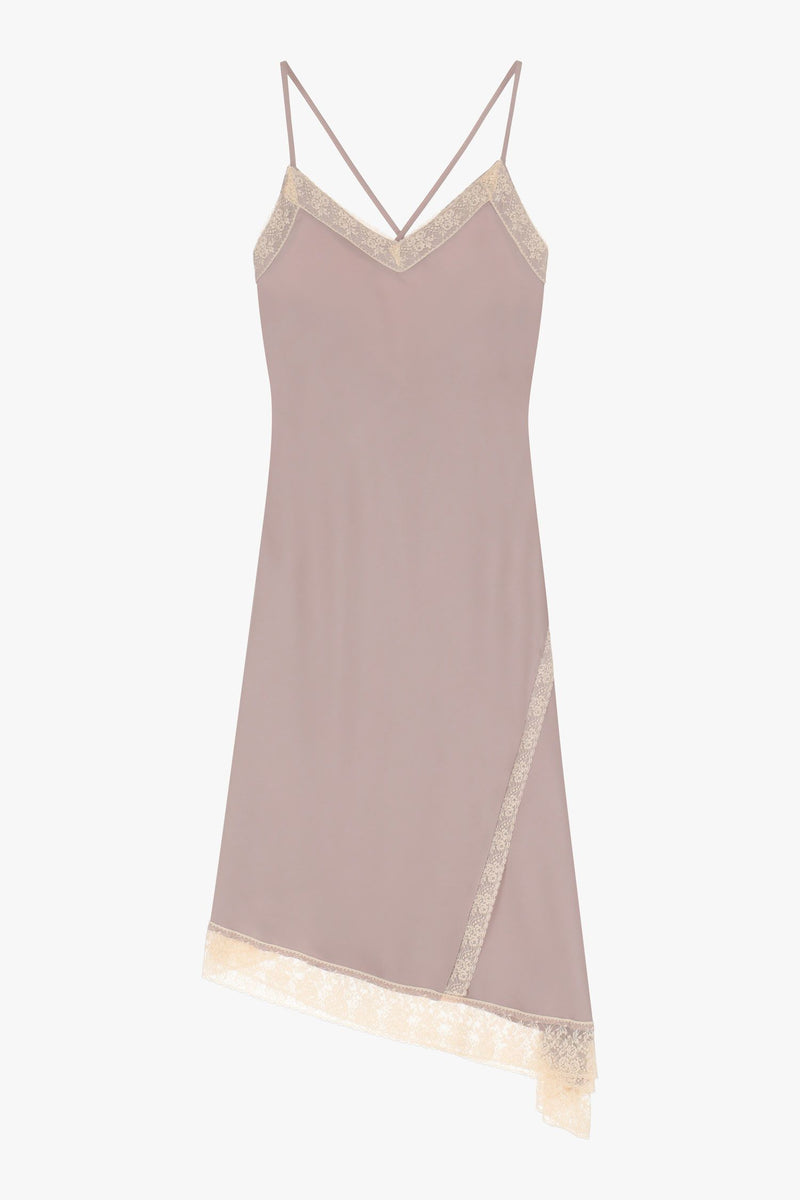 DIXIE - ABITO LINGERIE ASIMETRICO CON PIZZO + COLORI