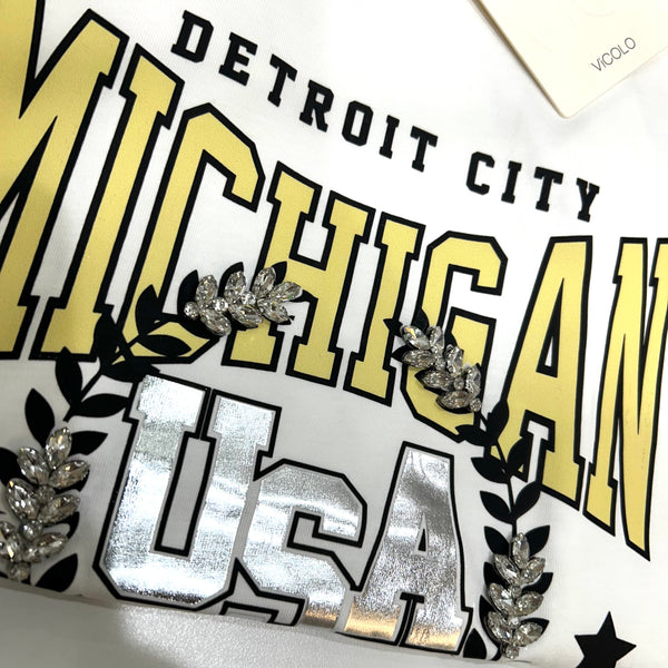 VICOLO - T-SHIRT MICHIGAN