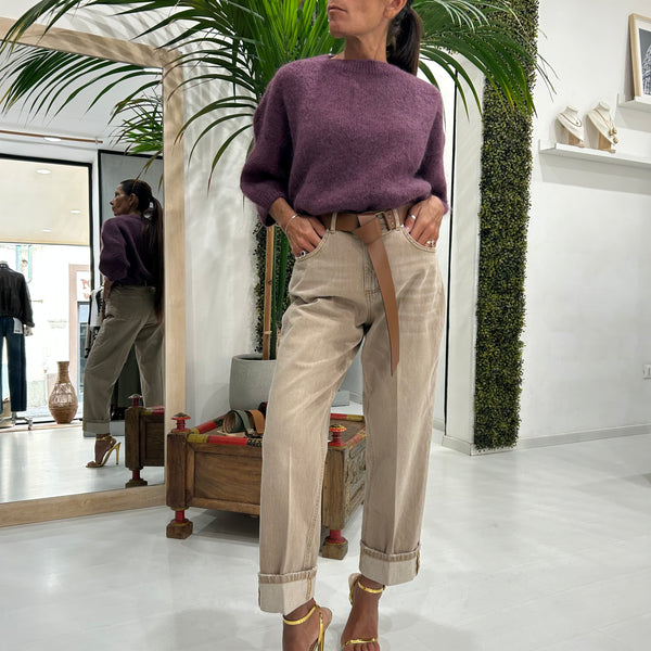 HAVEONE - JEANS MANDY BEIGE