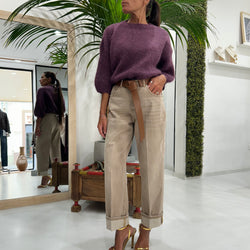 HAVEONE - JEANS MANDY BEIGE