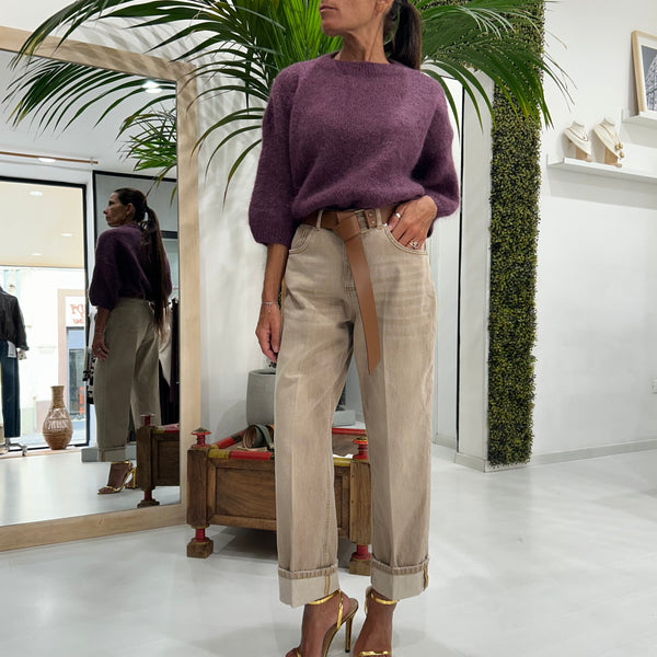 HAVEONE - JEANS MANDY BEIGE
