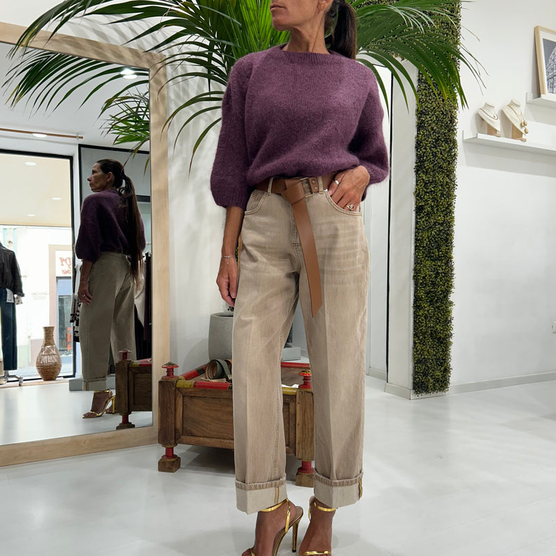 HAVEONE - JEANS MANDY BEIGE