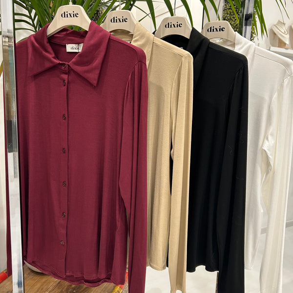 DIXIE - CAMICIA BASIC VISCOSA + COLORI