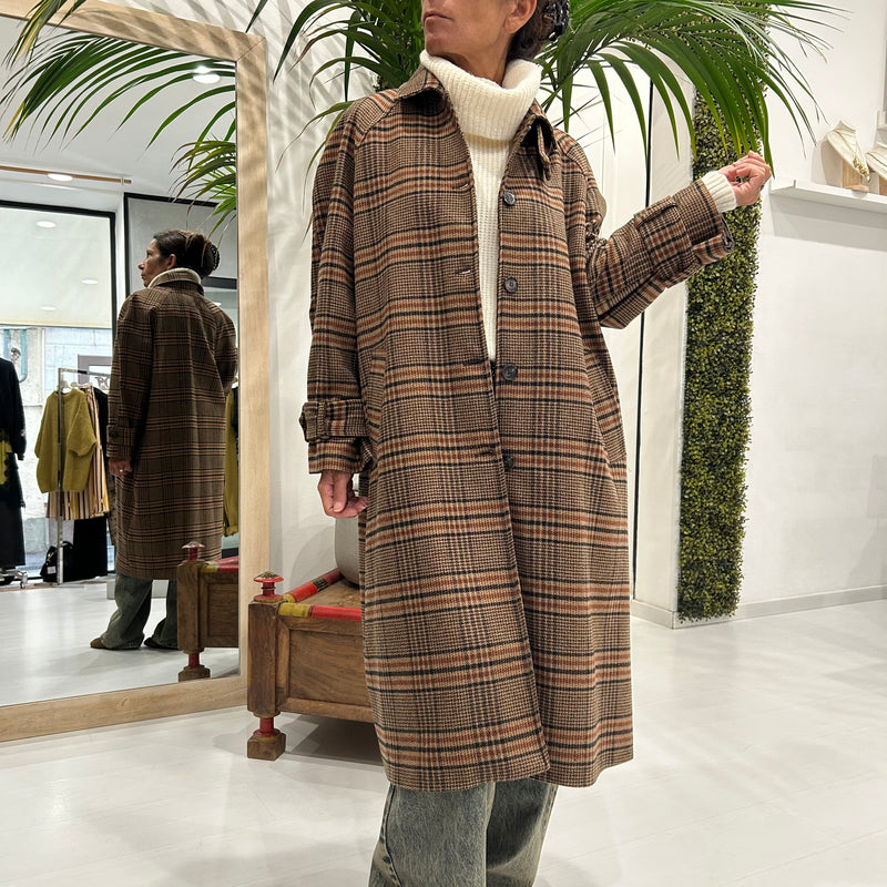 TENSIONE IN - CAPPOTTO/TRENCH FLANELLA CHECK