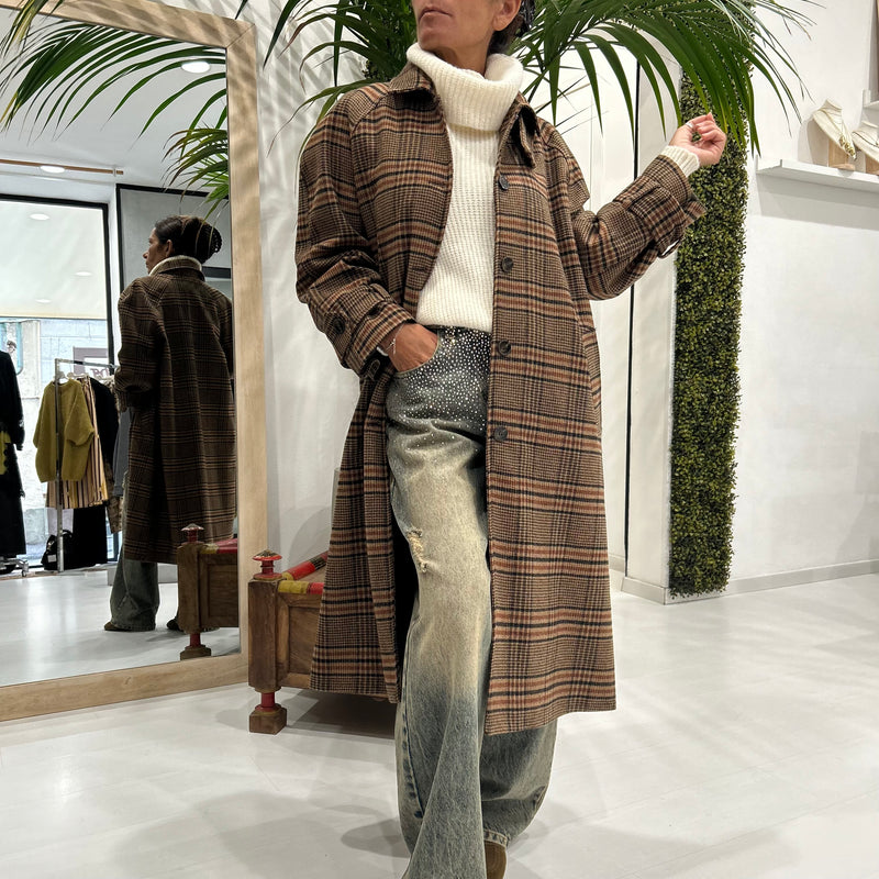 TENSIONE IN - CAPPOTTO/TRENCH FLANELLA CHECK