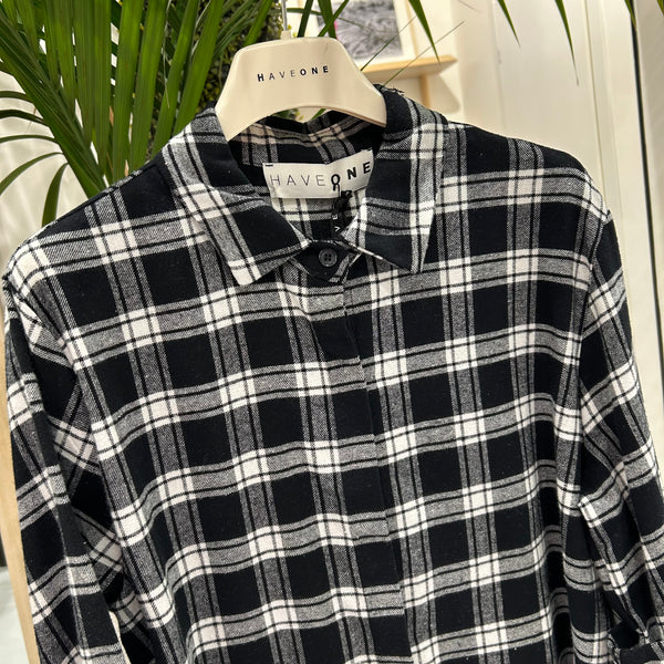 HAVEONE - CAMICIA CHECK FLANELLA
