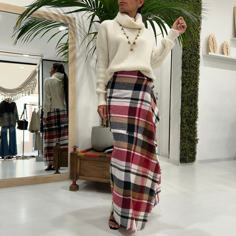 TENSIONE IN - GONNA FOULARD CHIC + VARIANTI