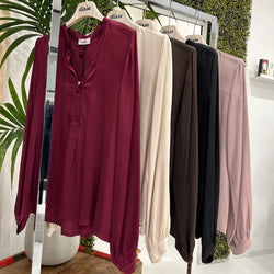 DIXIE - BLUSA VISCOSA 2 BOTTONI