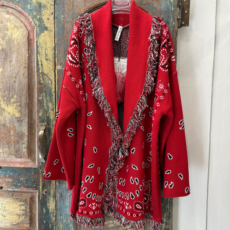 TENSIONE IN - CABAN NEW MEXICO ROSSO