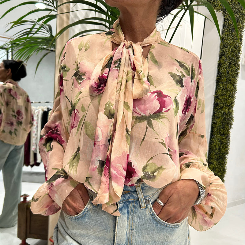 DIXIE - BLUSA FLOWER PRINT