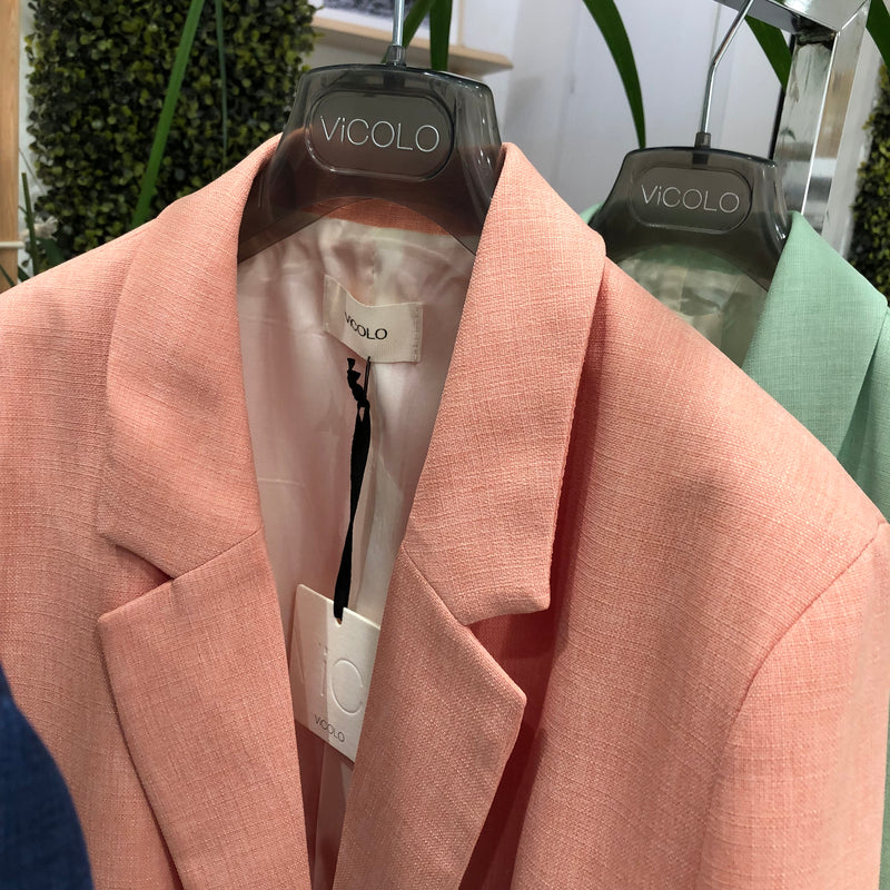 VICOLO - GIACCA MONOPETTO OVERSIZE